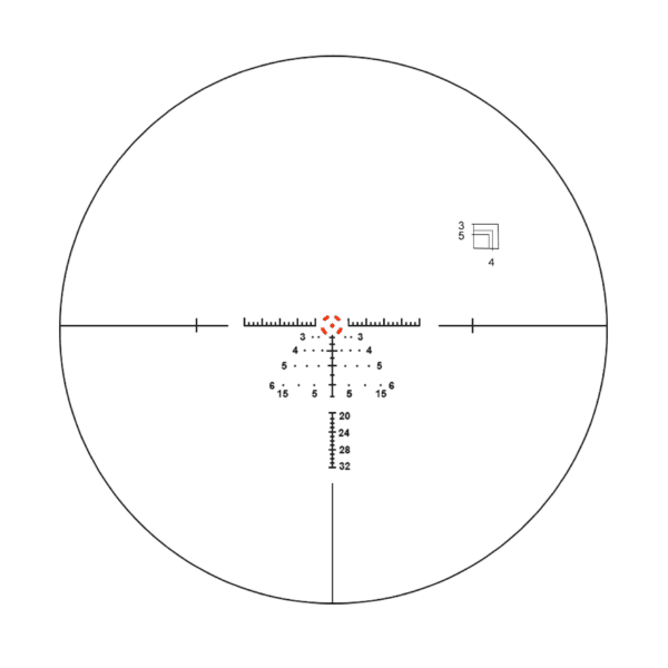 TORERO 1-6×24 MOA RW1T-MOA Brązowa/fde
