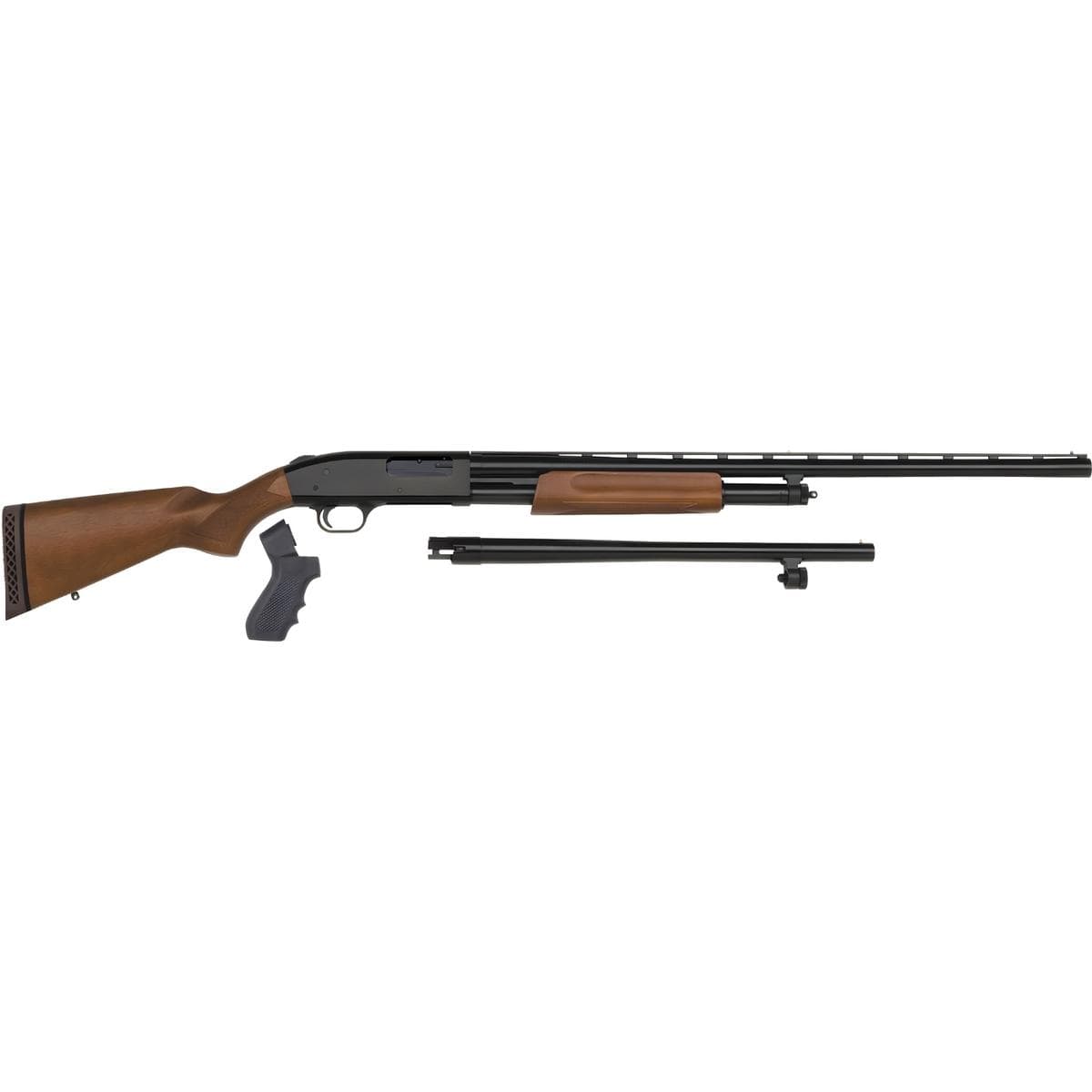 Strzelba powtarzalna MOSSBERG 500 Combo kal. 12/76, z wymienną lufą, orzech