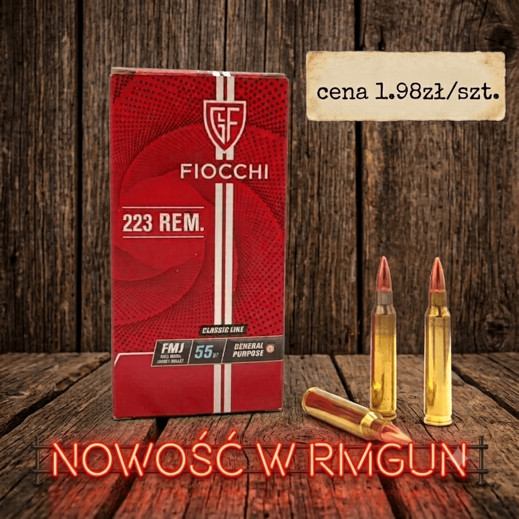 Amunicja FIOCCHI kal.223 Rem. FMJ 55gr OPAK 50SZT